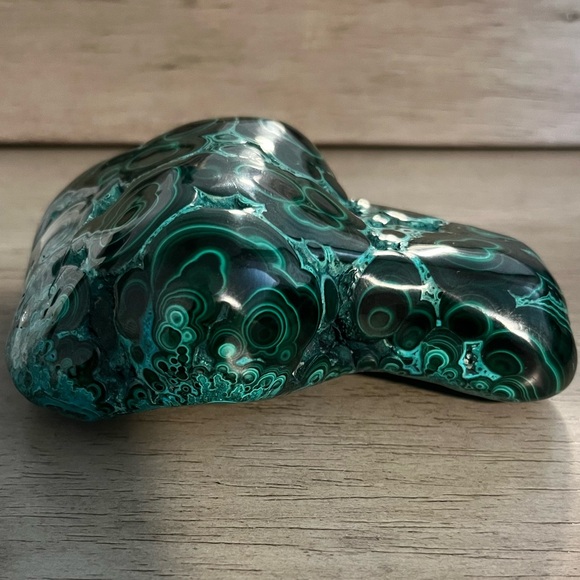 Large Malachite And Chrysocolla Freeform - Picture 6 of 10